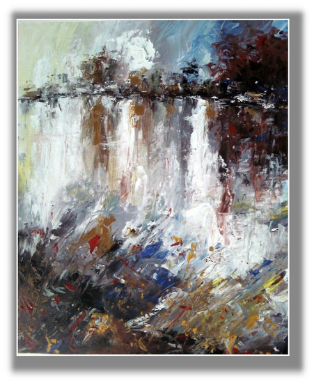 Paisaje abstracto Oil Canvas Landscaping