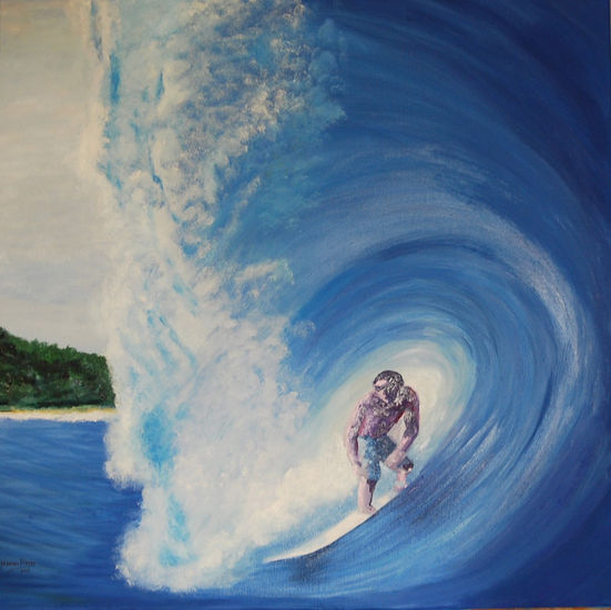 surf Oil Canvas Landscaping