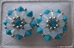 Pendientes turquesinas