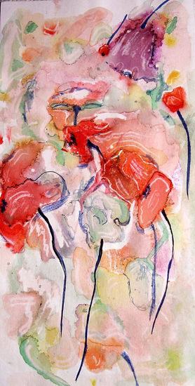 Flors - I Mixed media Card Others