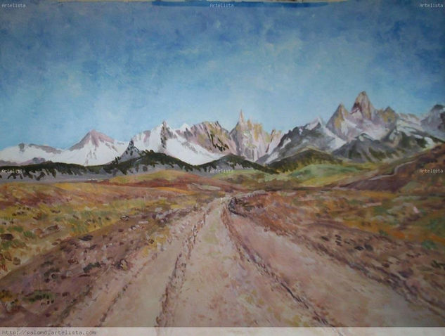 RUTA 40 Acrílico Papel Paisaje