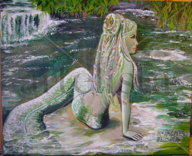 Sirena Oil Canvas Figure Painting