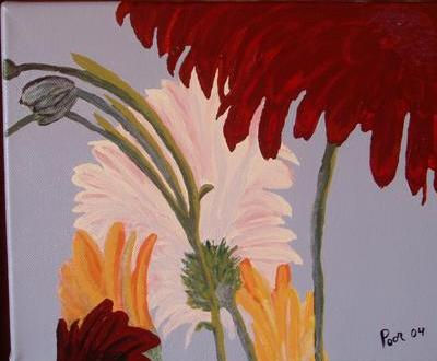 Gerberas Acrylic