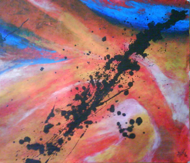 Amarillo en movimiento Acrylic Paper Others