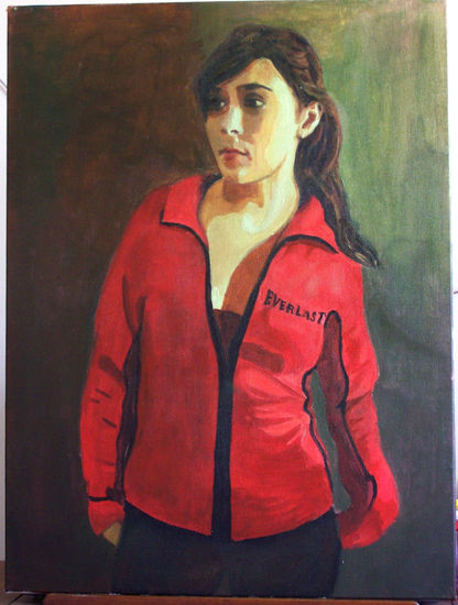 Boxeadora (autorretrato) Oil Canvas Landscaping