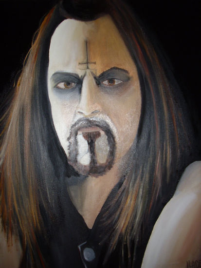 el oscuro señor DEICIDE! Oil Canvas Landscaping