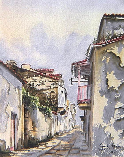 CALLE DE ESTEIRO Watercolour Paper Landscaping