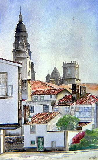 TORRE EN SANTIAGO Watercolour Paper Landscaping