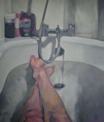 Legs in the bath