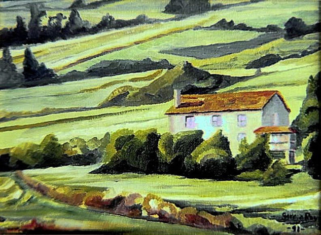 PAISAJE DE CEDEIRA V Oil Canvas Landscaping