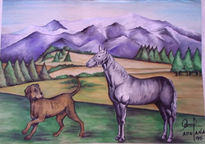 Paisaje y animales