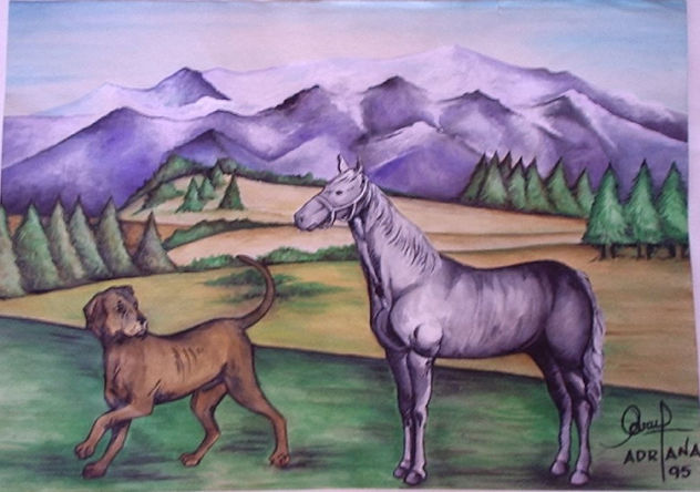 paisaje y animales