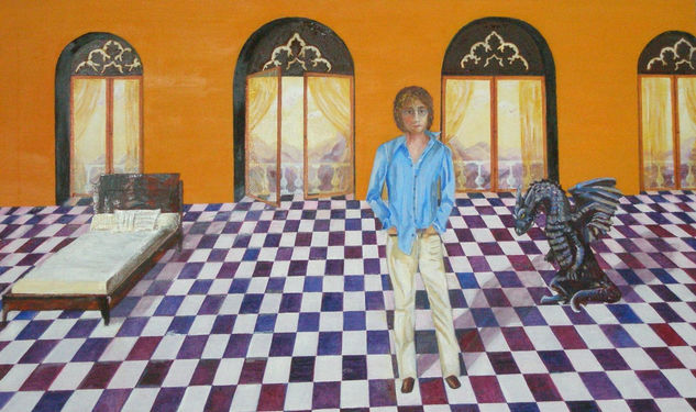 Homenaje a Jhon Lennon Oil Canvas Others