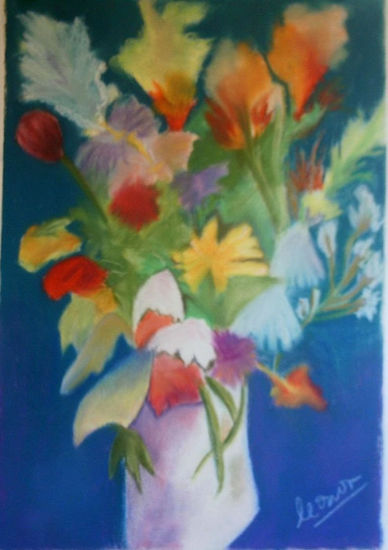 FLORES Pastel Card Floral Painting