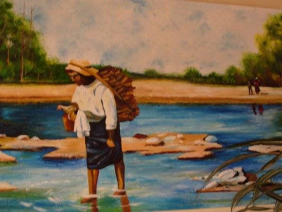 Recuerdos de infancia Oil Canvas Landscaping