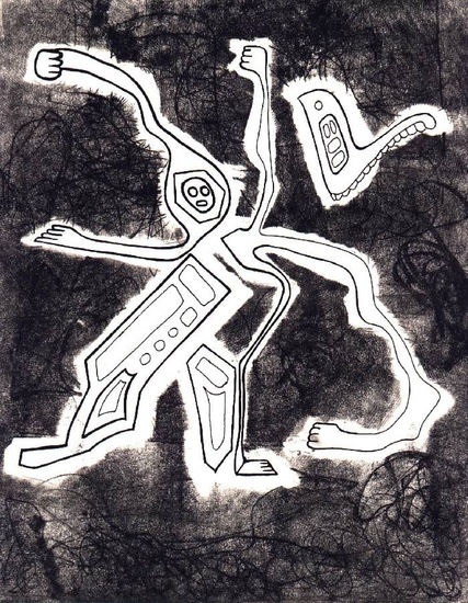 Totem Monoprint