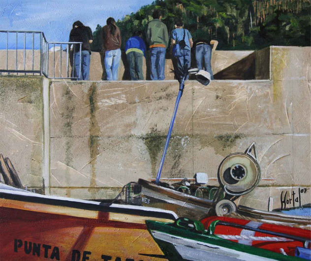 Al otro lado del muro está la mar.