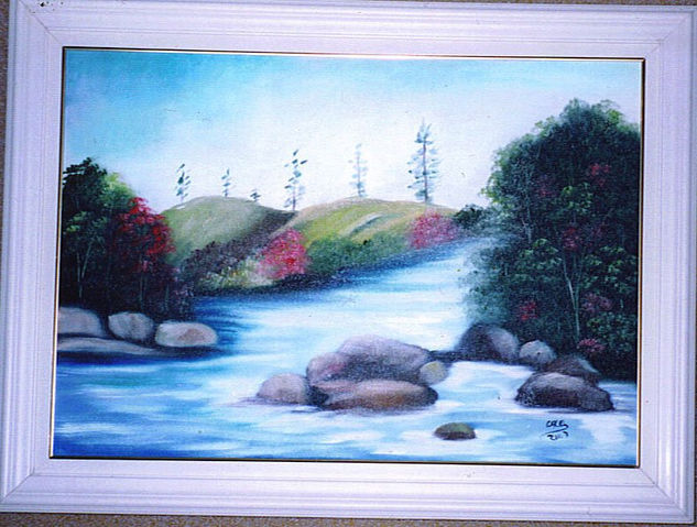 Riacho doce Oil Canvas Landscaping