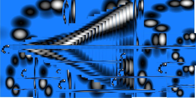 gráfico azul