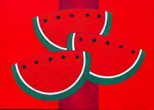 tres sonrisas Acrylic Canvas Still Life Paintings