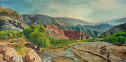 Paisaje de Purmamarca.