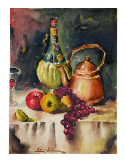 bodegón Watercolour Paper Still Life Paintings