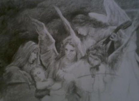 Boceto/Àngeles mùsicos