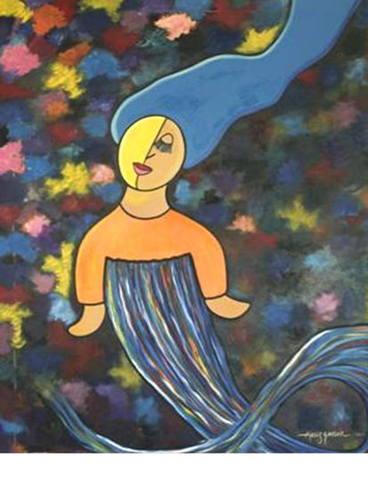 Ninfa del Mar Oil Canvas