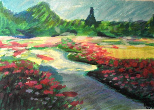 primavera Gouache Paper Landscaping