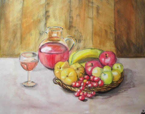 s/t Watercolour Paper Still Life Paintings