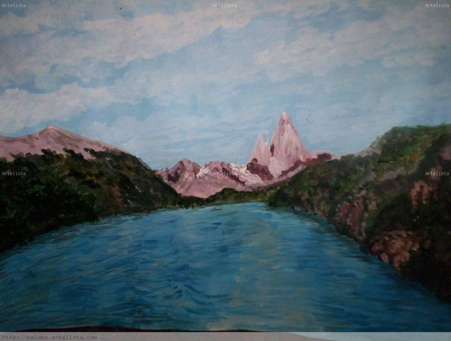 LAGO DEL DESIERTO Acrylic Paper Landscaping