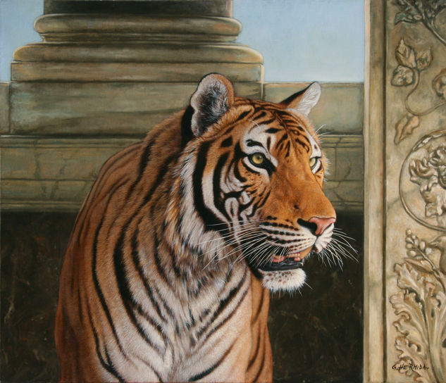 En otros tiempos Oil Canvas Animals