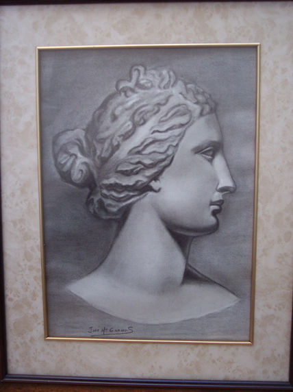 Cabeza de mujer griega