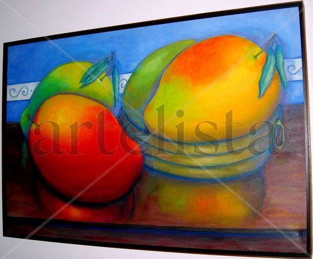 Mangos en el Hogar Oil Canvas Still Life Paintings