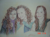 Rosa, Aida y yo.