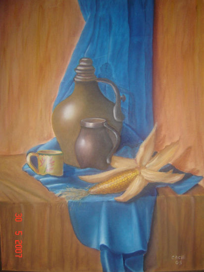 Contrastes Oil Canvas Still Life Paintings