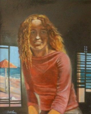 Retrato de Karelia Oil Canvas Portrait