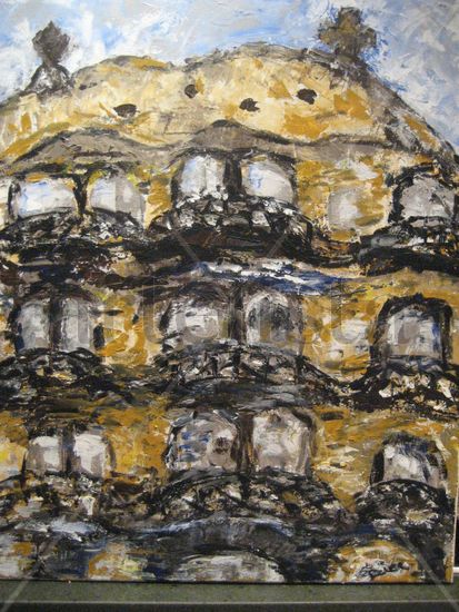 Pedrera Oil Canvas Landscaping