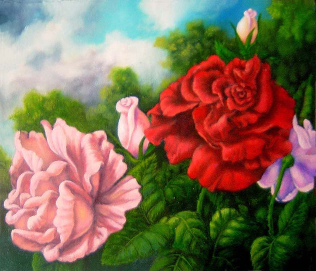 Flores en el Prado