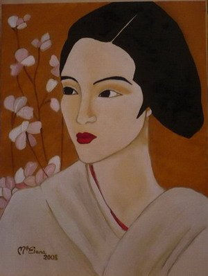 GEISHA Acrylic Others Portrait