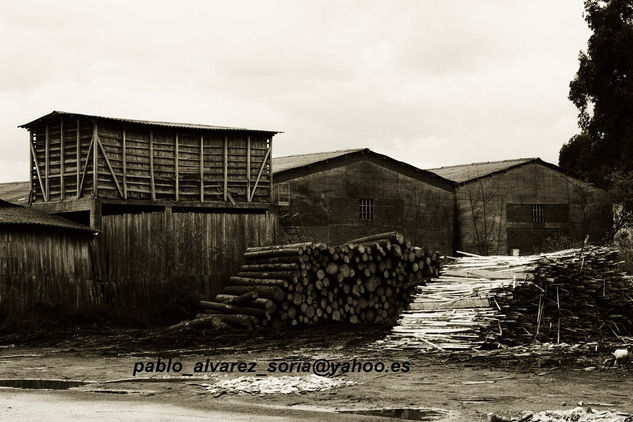 HORREO, NAVE Y MADERA (sepia) 