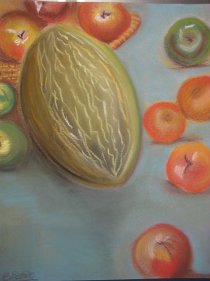 bodegón2 Pastel Paper Still Life Paintings