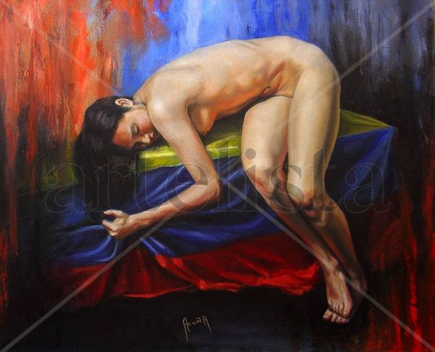 Los Hijos de la Patria Oil Canvas Nude Paintings