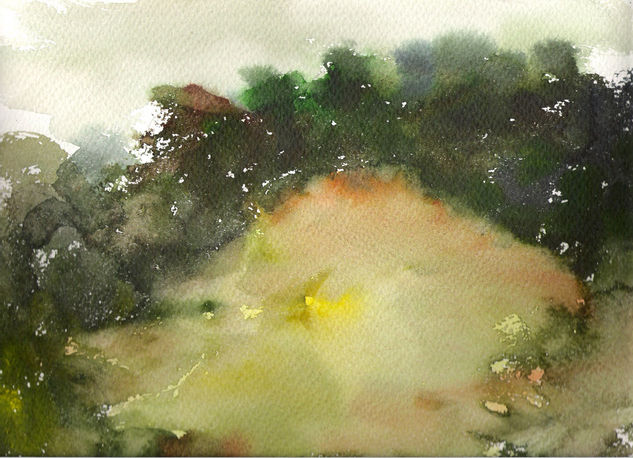 Aqua PO 9 Watercolour Paper Landscaping