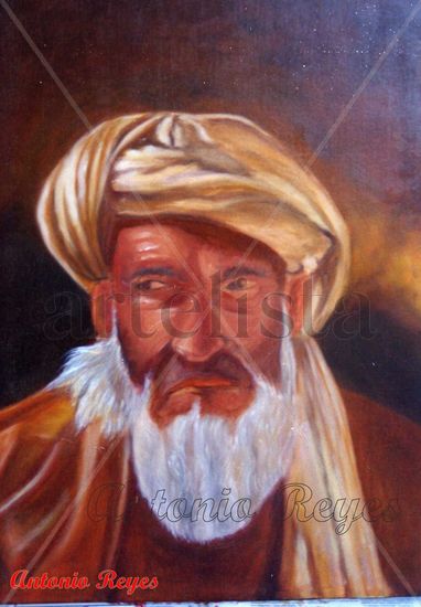 ARABE Oil Canvas Portrait