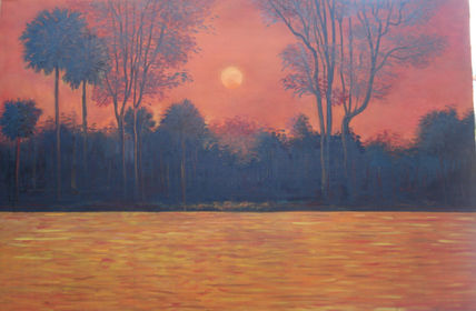 Atardecer en el Lago