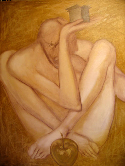 LA CAJA. Óleo Lienzo