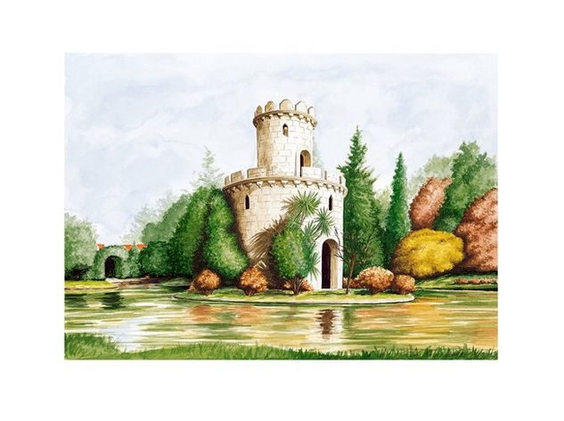 Prelada garden, Porto - Jardim da Prelada, Porto Oil Canvas Landscaping