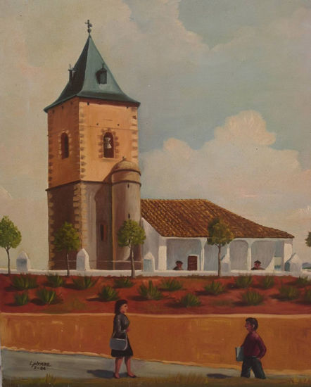 HERMITA DE SAN ANTON Óleo Lienzo Paisaje