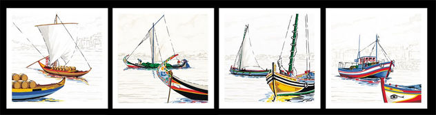 Portuguese traditional boats - Barcos tradicionais Portugueses